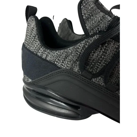 Puma Men’s Athletic Sneakers US 11.5 Gray Knit Lace-Up Running Shoes